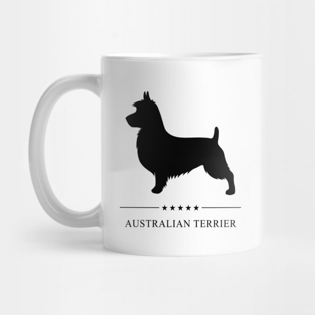 Australian Terrier Black Silhouette by millersye